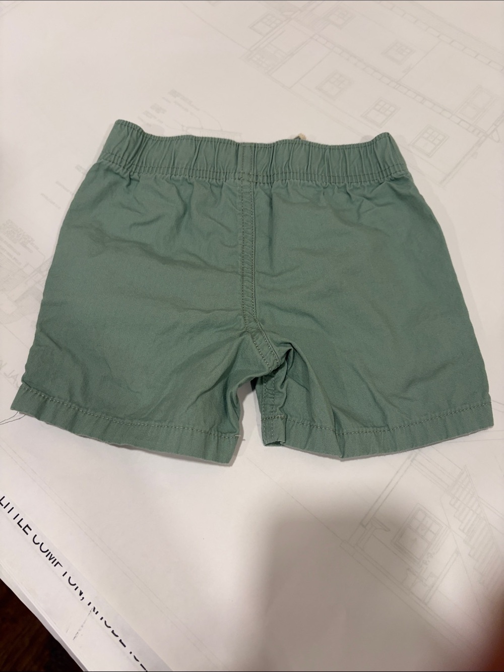 Garanimals Olive Drawstring Cargo Shorts - Picture 3 of 4